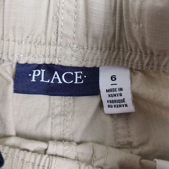 The Children's Place Boy's Khaki Cargo Shorts Size 6 - Picture 11 of 11
